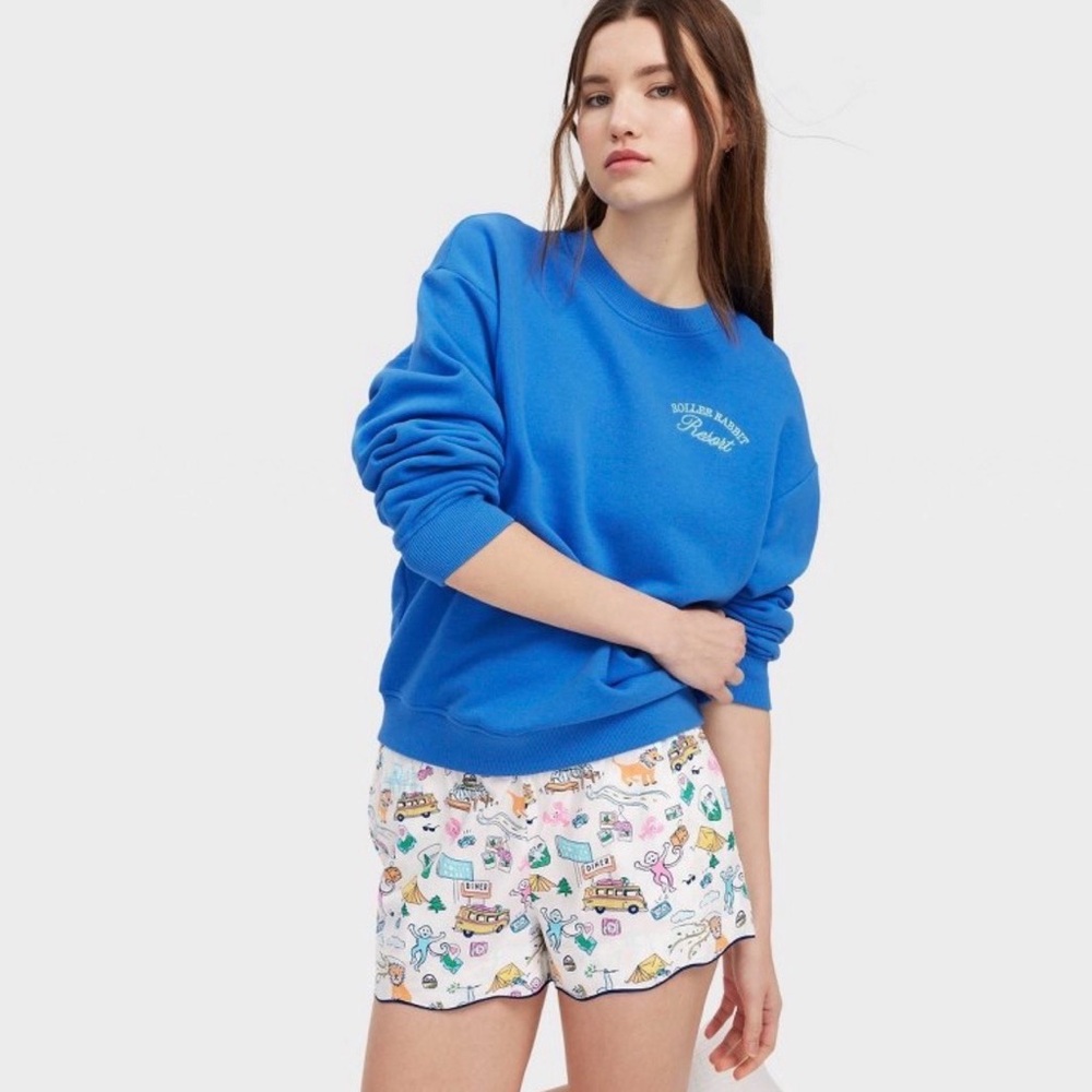 Roller Rabbit Target Women’s Road Trip Poplin Boxer Shorts (Sz S)